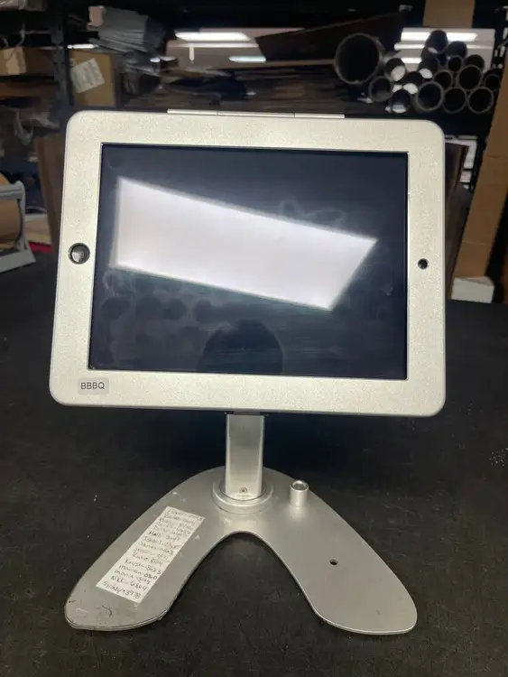 Used BBBQ Used 9.7 Inch Apple Ipad Air Tablet POS Terminal and Locking Stand - No Key Restaurant Front of House Furnishings Illinois US | Falcon Restaurant Supply #1375824