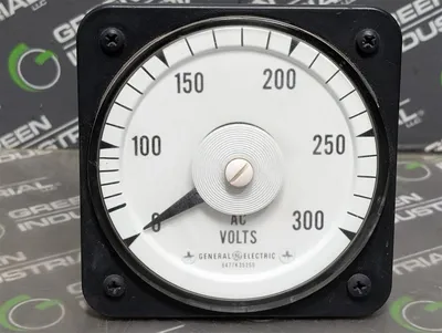 General Electric 50-103025RXRX2 AB40 AC Voltmeter 0-300V Used