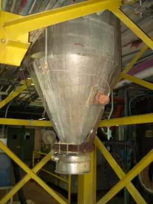 Sharples SP-6500 solid bowl basket centrifuge, 316SS.