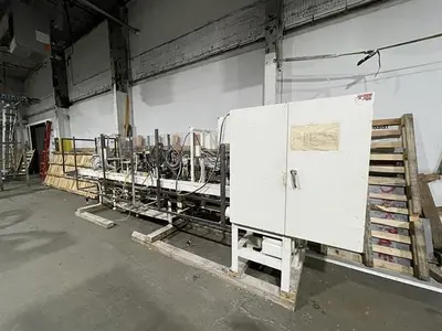Bartelt model IM7 Pouch Packager with AMS Auger Filler and  liquid filler