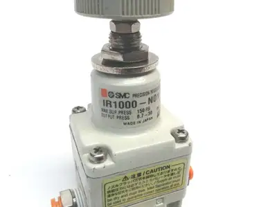 IR1000-N01 | SMC  Precision Modular Regulator w/ Gauge - Used