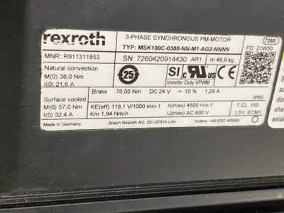 USED KISTLER 100KN NFCN 100 500 100 HT ELECTROMECHANICAL NC JOINING MODULE