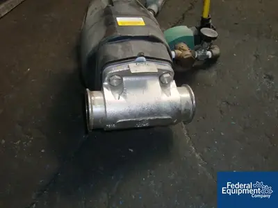USED ITT 2" ITT PURE FLOW VALVE, 316L S/S