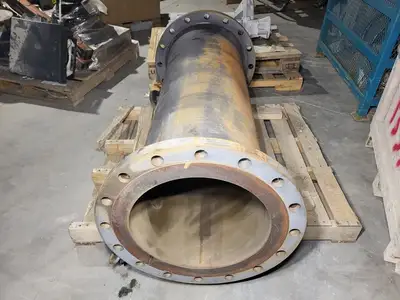 16" Class 150 Pipe Flanged Ends w/ Baffle Plate and 3" Branch Connections
