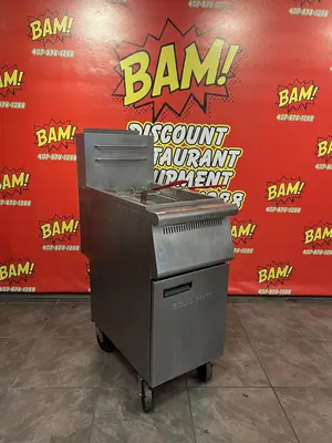 SOLID STATE 40 LB COMMERCIAL GAS DEEP FRYER