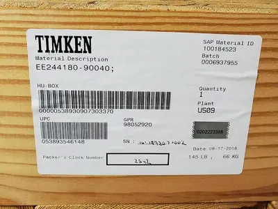 NEW TIMKEN EE244180-90040