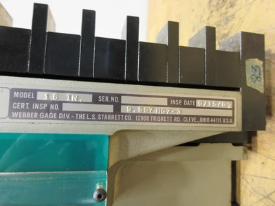 Used STARRETT, WEBBER 18" Height Gages Minnesota US | Machinesused.com #1277894