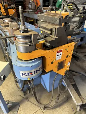 USED KEINS #KB-45ND HORIZONTAL HYDRAULIC CNC TUBE BENDER, NEW 2001: