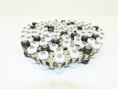 Tsubaki RS50 Chain Lambda Stainless Outboard Rollers 10' Long 5/8" Pitch 50 Size