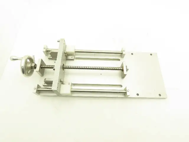 Ball Screw Manual Linear Actuator Hand Crank 9-1/2" Travel