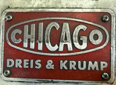 Used CHICAGO DREIS & KRUMP HBPU812-6 Box & Pan Brakes including Finger Ohio US | G-2000, Inc. #1411739