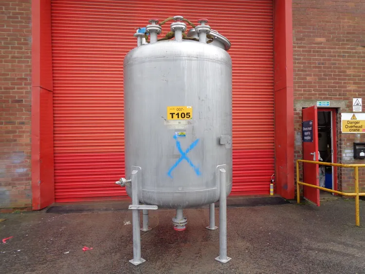 Used FORFAB 3,000 Litre Stainless Steel Tanks New Jersey US | Perry Equipment #120999
