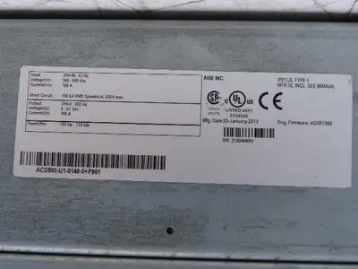 Used ABB _UNKNOWN_ Variable Speed Drives Indiana US | Arrow Industrial #1316615