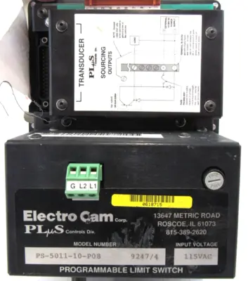 USED ELECTRO CAM PS-5011-10-P08 PROGRAMMABLE LIMIT SWITCH PS501110P08