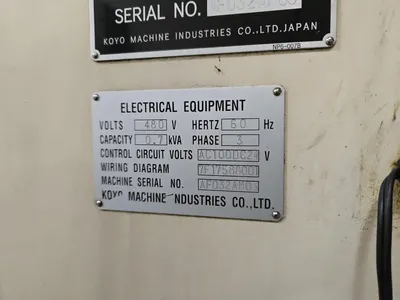 Koyo RT-40 ROBI Outer Diameter Visual Inspection Checking Machine