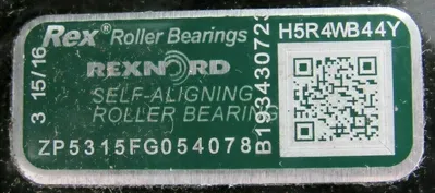 NEW REXNORD ZP5315 PILLOW BLOCK BEARING 3-15/16" 202204 ZP5315FG054078
