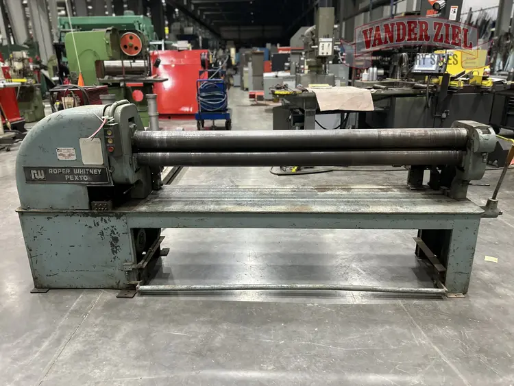 Used ROPER WHITNEY PF 4-74 Plate Bending Rolls including Pinch Michigan US | Vander Ziel Machinery Sales #483021