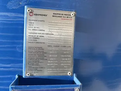 Reactor, 20,000 Gallon, 304L Stainless Steel, Equipromex, Vertical, Continuous Bleacher, 50 PSI/FV, 316L SS Coil, Agitated, Unused, #5991586