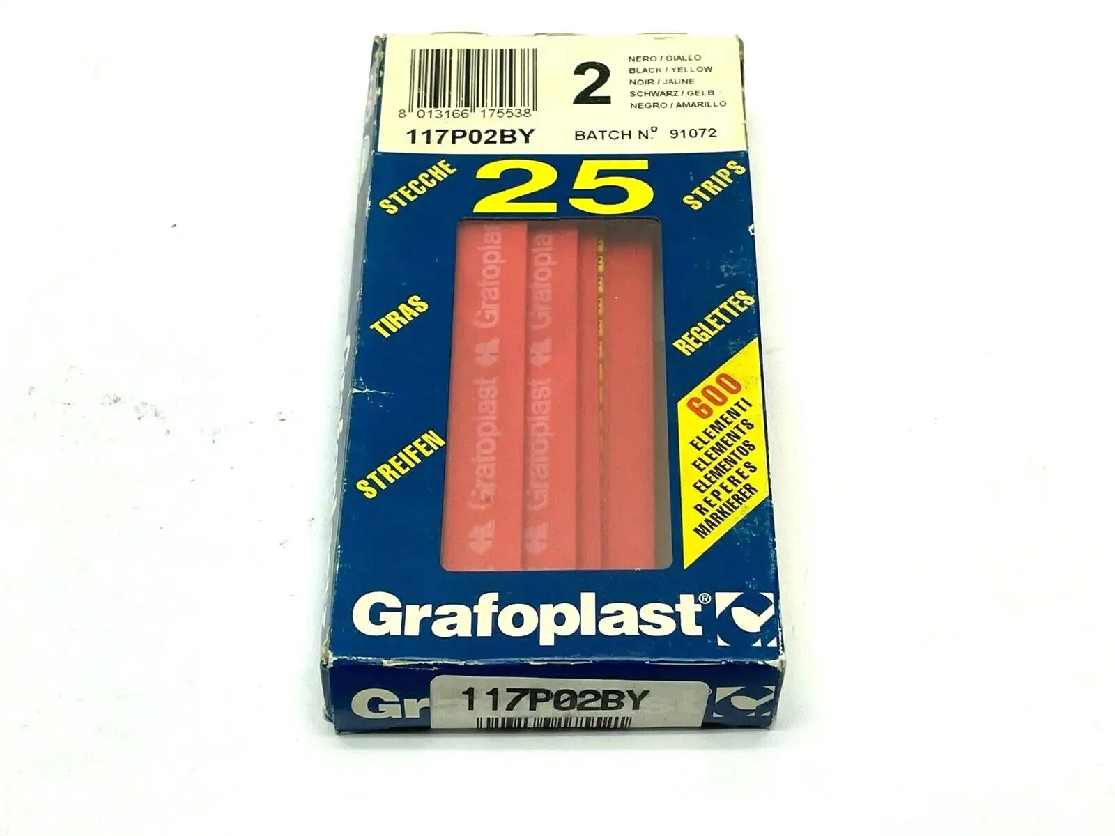 New | in-Stock Grafoplast 117P02BY Blank Label Michigan US | Maverick Industrial Sales #1401705