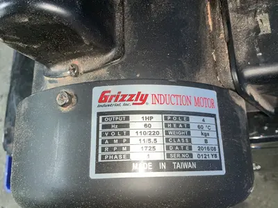 Used 2016 GRIZZLY G0555LANV Woodworking Vertical Band Saws Ohio US | HGR 24 #1345446