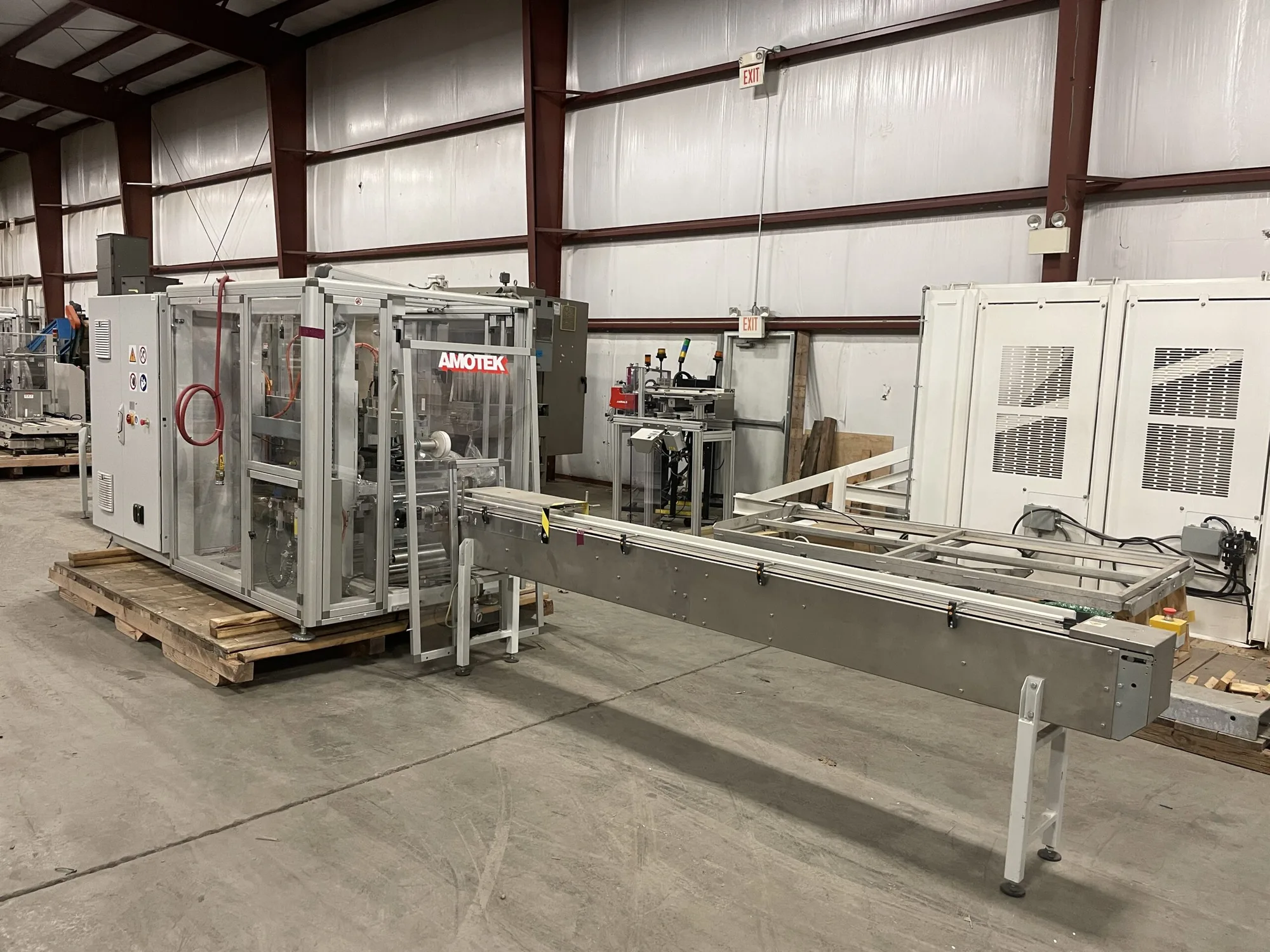 2020 Amotek 200724 FB2 DX Automatic Bagging Machine / Flow Wrapper Bagger 480V