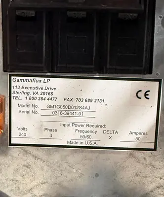 USED GAMMAFLUX LP G24 GM1G050D012S4AJ