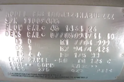 USED Micro Motion CMF100  M328NABUEZZZ