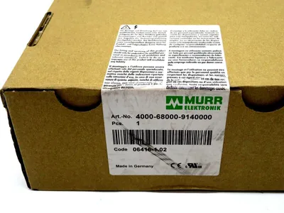 NEW SEALED MURR ELEKTRONIK 4000-68000-9140000 PROTECTION BOX 4000680009140000