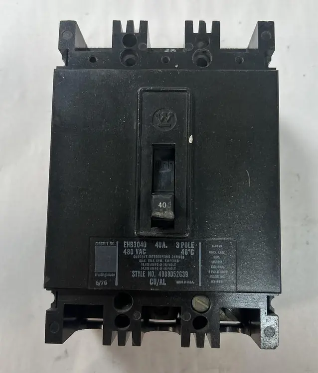 Used WESTINGHOUSE EHB3040 Circuit Breakers Ohio US | Surplus Asset Holdings #1708721