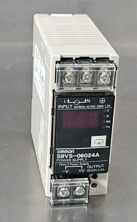 Omron S8VS-06024A 24V 2.5A 60W 7-Pin Power Supply 4D-17