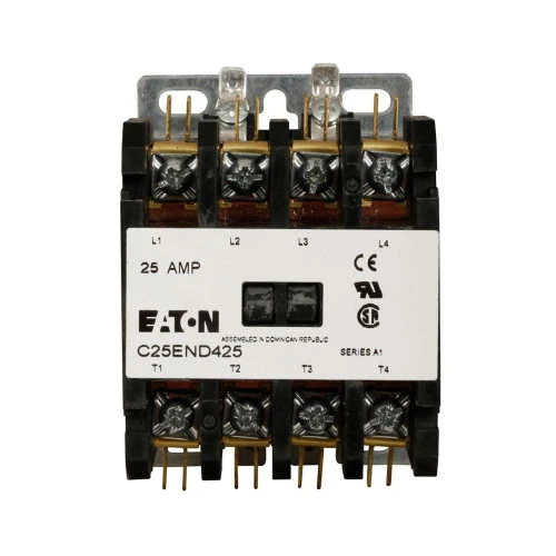 Eaton C25END430T Definite Purpose Contactor, Quick, 30A, 24 Vac [New]