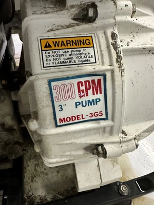 BARNES 3G5 5HP PUMP - GASOLINE