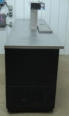 142-1109 Asber 8' 3 Door Cooler w 12 Tap Beer Kegerator #ADDC-94 NT