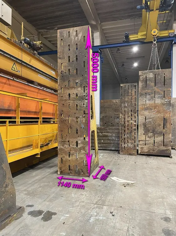 Used CLAMPING BRACKET 5000 X 1140 X 1500 MM Angle Plates BE | Apt International N.V #366297