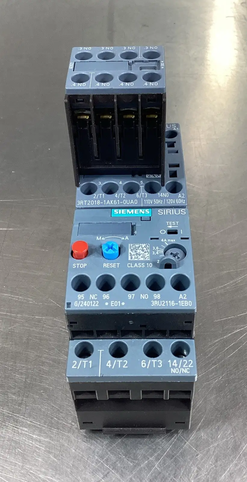 Used Siemens 3RU2116-1EB0 PLC Contactors South Carolina US | Palmetto Automation #1160199