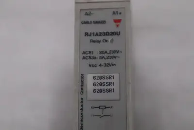 Carlo Gavazzi RJ1A23D20U Solid State Relay Semiconductor Contactor STOCK K-154-B