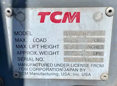Used 2005 TCM FHD30T6 Internal Combustion Forklifts: Pneumatic Tire Texas US | TB Forklifts #1274973