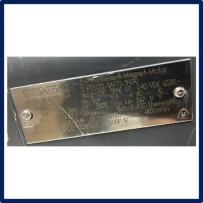 USED SIEMENS 1FT5072-1AF71-1FG0