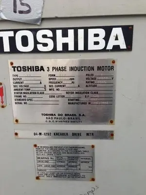 Toshiba 1500 HP Motor