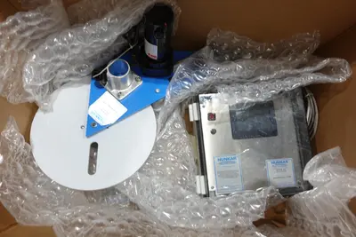 PALLET OF ASSORTED OFFICE SUPPLIES, TONER, LABEL PRINTERS, PACKAGING MACHINE, PHONE, SIGNAGE
