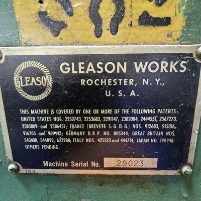 GLEASON 2a BEVEL GEAR GENERATORS STRAIGHT | Piselli Enterprises (6)