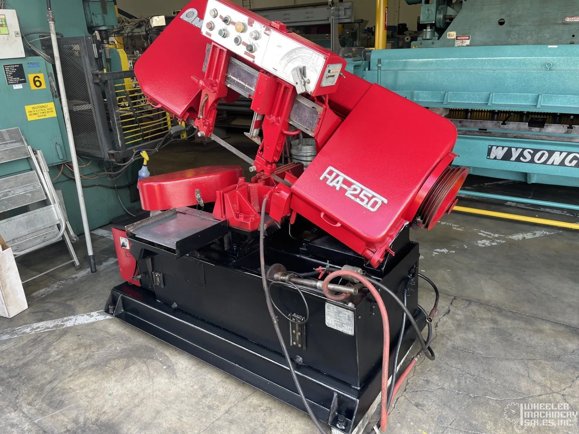 AMADA HA250 AUTOMATIC HORIZONTAL BANDSAW 10" x 11" #8181 #2