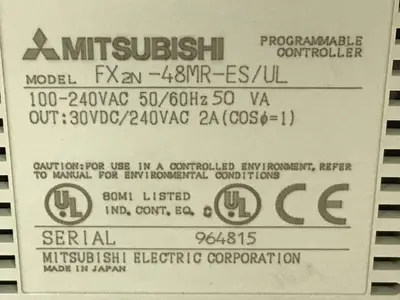 USED MITSUBISHI FX2N-48MR-ES/UL