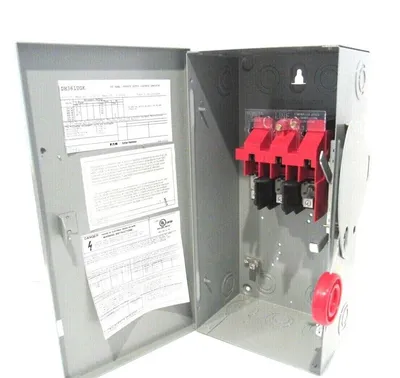 NEW EATON DH361UGK SAFETY SWITCH 3 POLE 600V 30 AMP