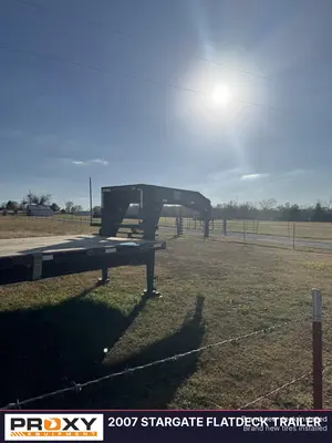 Used 2007 STARGATE FLATDECK TRAILER Flatbed Trailers Oklahoma US | Proxy Equipment #1380412