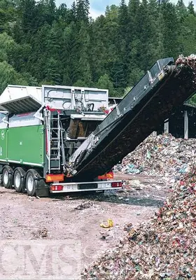 USED 2018 KOMPTECH TERMINATOR 6000S MOBILE SHREDDER