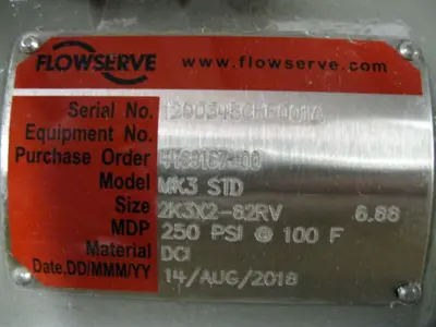 NEW Flowserve MK3 STD