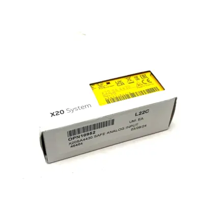 USED B&R AUTOMATION 2-SAFE ANALOG INPUT MODULE, 24BIT CONVERTER