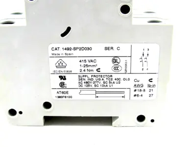 ALLEN BRADLEY 1492-SP2D-030 CIRCUIT BREAKER 1492SP2D030 NEW SURPLUS