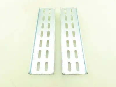 General Devices B308 Chassis Trak Telescoping Slides Vent Rak Set 7.25" Lot of 2